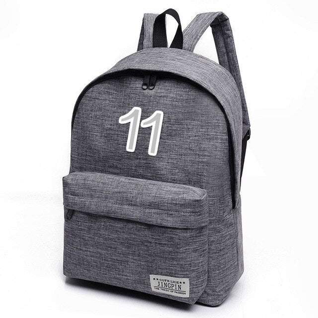 Digital Number Backpack