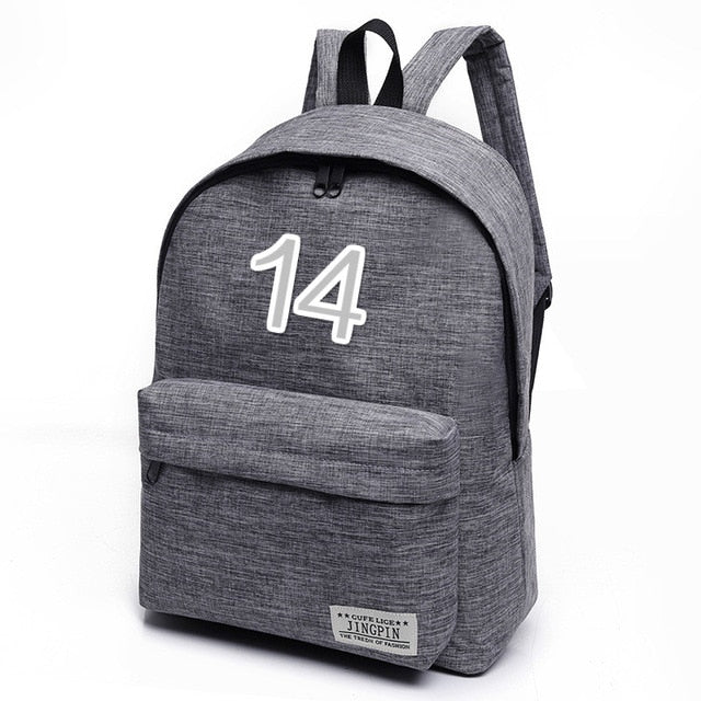 Digital Number Backpack