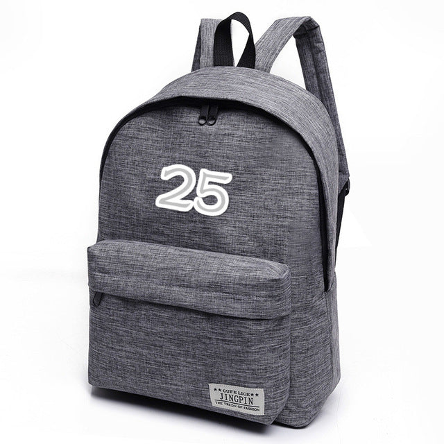 Digital Number Backpack