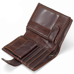 Leather Short Wallet