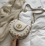 Pearl Chain Crossbody Bags