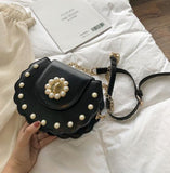 Pearl Chain Crossbody Bags