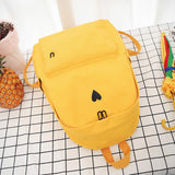 Heart Yellow Backpack