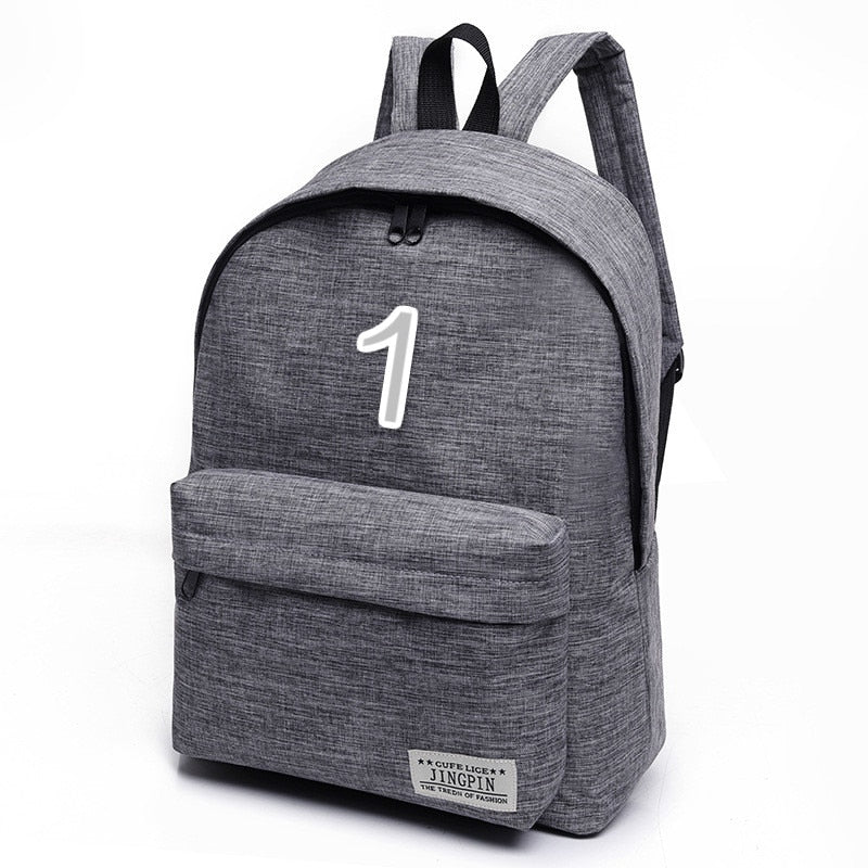 Digital Number Backpack