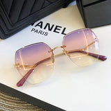 Rimless Sunglasses For Women