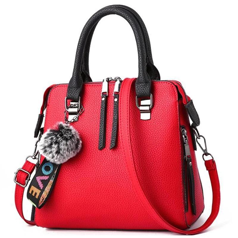 Solid Color Handle Bags